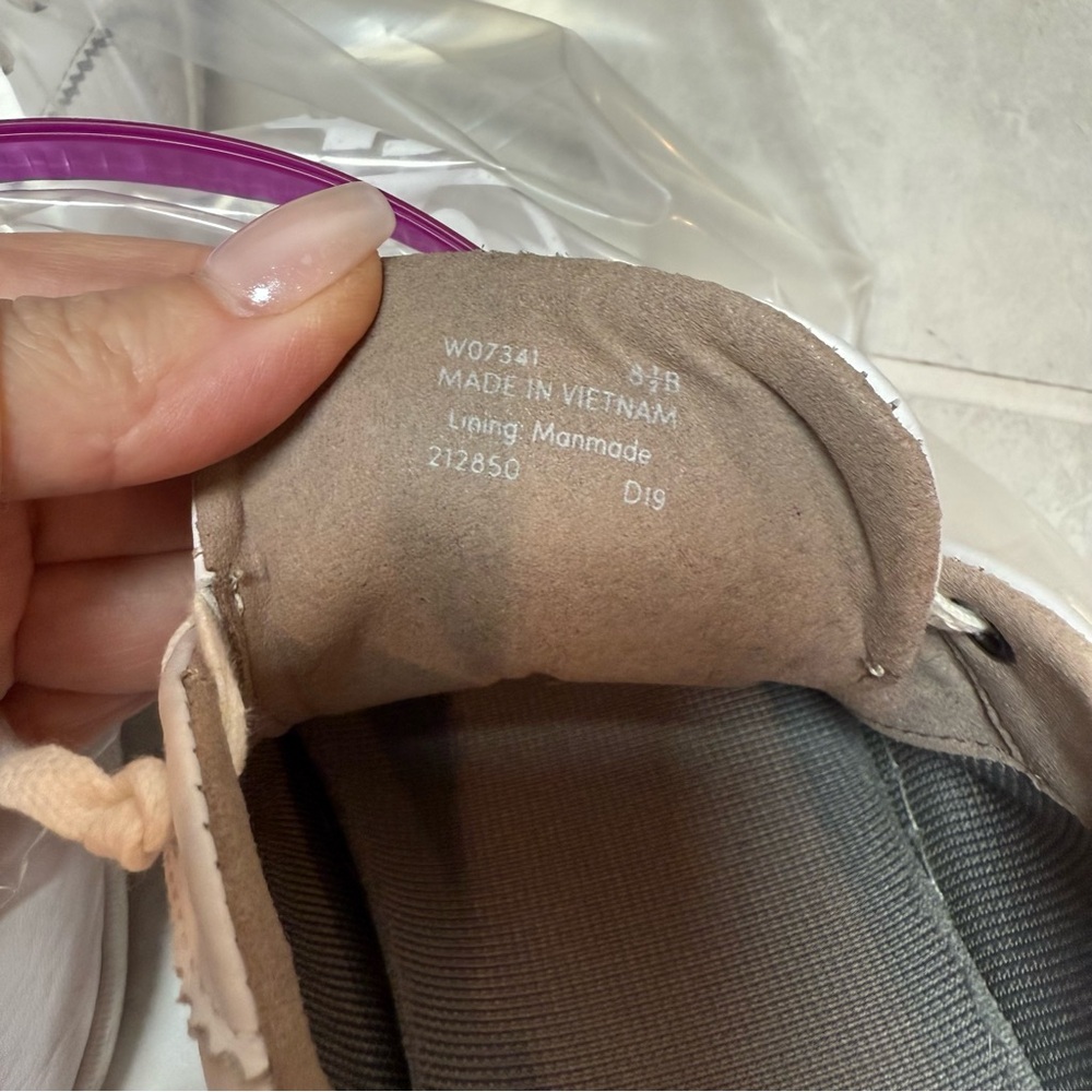 Cole Haan Women's White Leather Sneakers - Picture 7 of 7